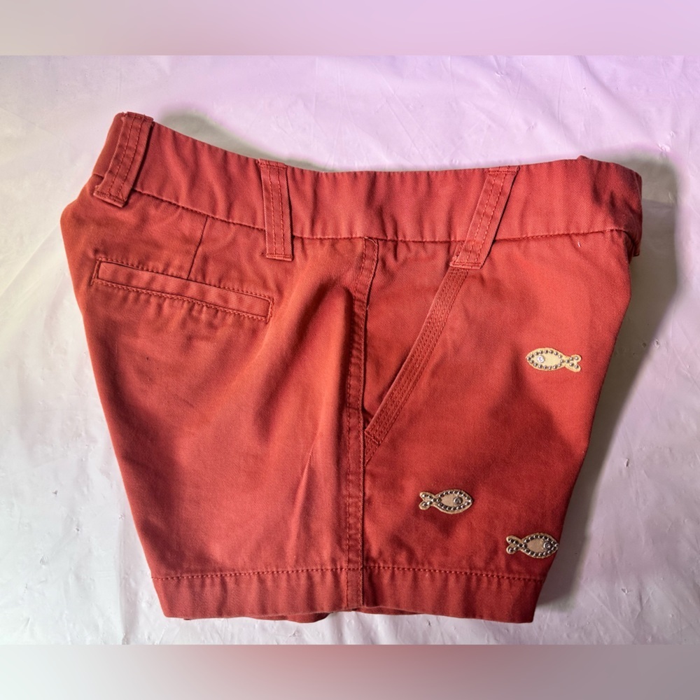 J. Crew Men's Red Chinos with Embroidered Accents